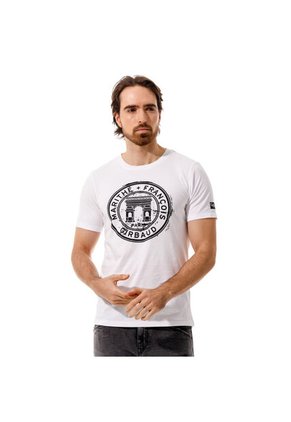 Marithe Francois Girbaud Camiseta Manga Corta Para Hombre Le-Monarque Girbaud