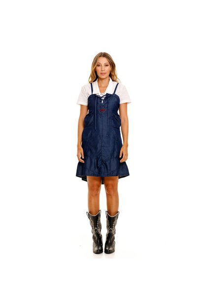 Marithe Francois Girbaud Vestido Corto Para Mujer Girbaud