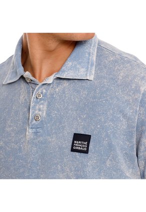 Marithe Francois Girbaud Polo Manga Corta Para Hombre Cavalier Girbaud