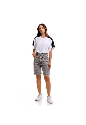 Marithe Francois Girbaud Bermuda Denim Para Mujer Chic-X Girbaud