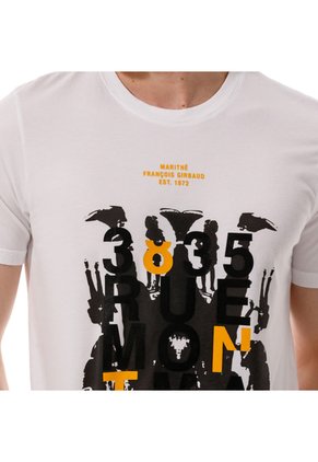 Marithe Francois Girbaud Camiseta Manga Corta Para Hombre Lúnivers Girbaud