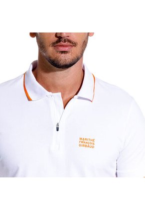 Marithe Francois Girbaud Polo Manga Corta Para Hombre Zip Zop Girbaud