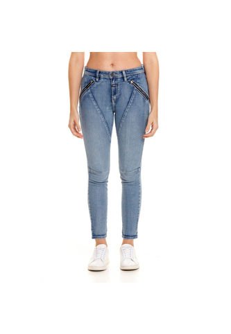Marithe Francois Girbaud Jean Stretch Para Mujer Zipper High Girbaud 256156 MARITHE FRANCOIS GIRBAUD
