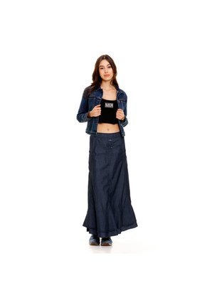 Marithe Francois Girbaud Falda Denim Para Mujer Violette Girbaud