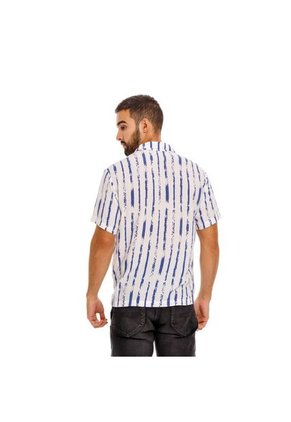 Marithe Francois Girbaud Camisa Manga Corta Denim Para Hombre Girbaud