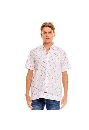 Marithe Francois Girbaud Camisa Manga Corta Para Hombre Girbaud