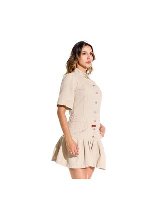 Marithe Francois Girbaud Vestido Corto Para Mujer Flannel Girbaud