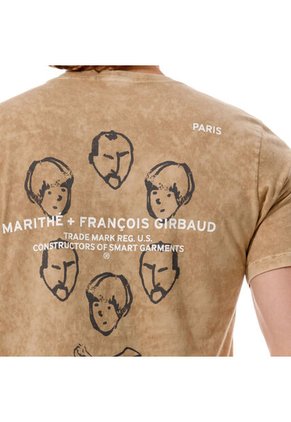 Marithe Francois Girbaud Camiseta Manga Corta Para Hombre Lunivers Girbaud
