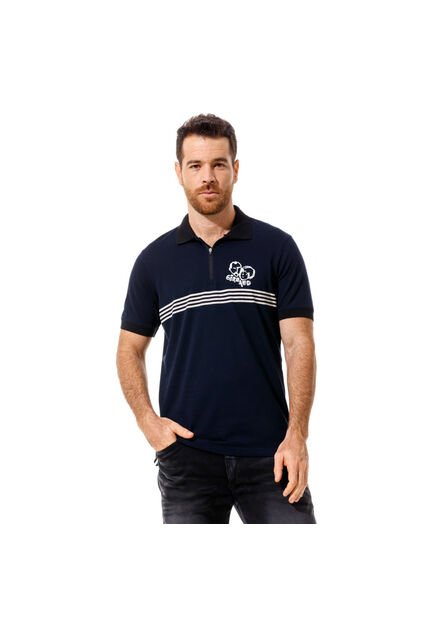 Marithe Francois Girbaud Polo Manga Corta Para Hombre Zip Zop Girbaud