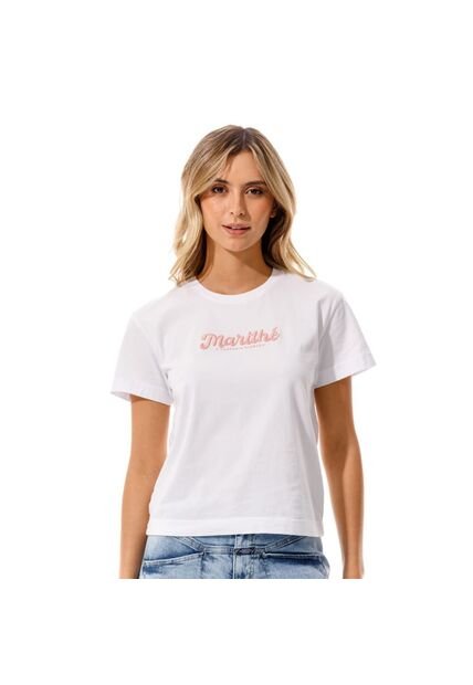 Marithe Francois Girbaud Camiseta Manga Corta Para Mujer Le-Marithé Girbaud