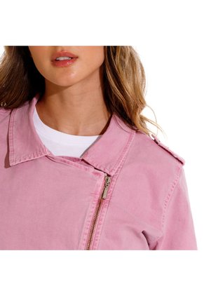 Marithe Francois Girbaud Chaqueta Casual Para Mujer Rouler Girbaud