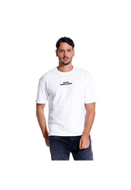 Marithe Francois Girbaud Camiseta Manga Corta Para Hombre Le-Monarque Girbaud