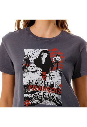 Marithe Francois Girbaud Camiseta Manga Corta Para Mujer Lueur Girbaud