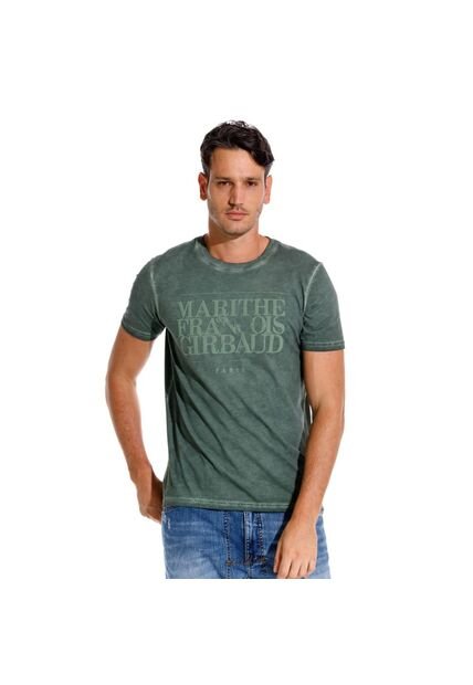 Marithe Francois Girbaud Camiseta Manga Corta Para Hombre Lúnivers Girbaud