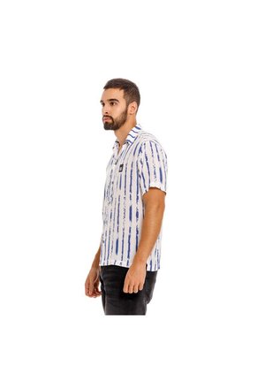 Marithe Francois Girbaud Camisa Manga Corta Denim Para Hombre Girbaud