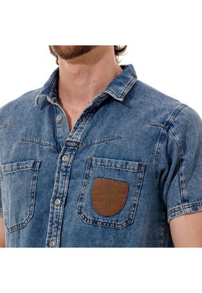 Marithe Francois Girbaud Camisa Manga Corta Para Hombre Gaspard Girbaud