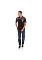 Marithe Francois Girbaud Camisa Manga Corta Denim Para Hombre de MARITHE FRANCOIS GIRBAUD