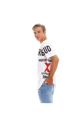 Marithe Francois Girbaud Camiseta Manga Corta Para Hombre Girbaud