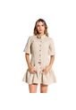 Marithe Francois Girbaud Vestido Corto Para Mujer Flannel Girbaud de MARITHE FRANCOIS GIRBAUD