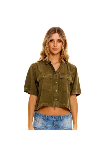 Marithe Francois Girbaud Camisa Manga Corta Para Mujer Flâneur  Girbaud