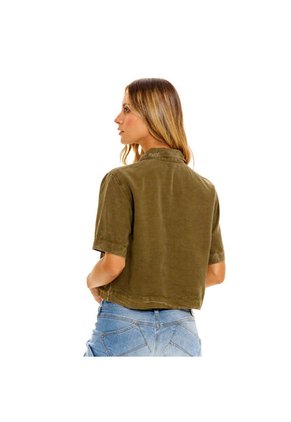 Marithe Francois Girbaud Camisa Manga Corta Para Mujer Flâneur  Girbaud