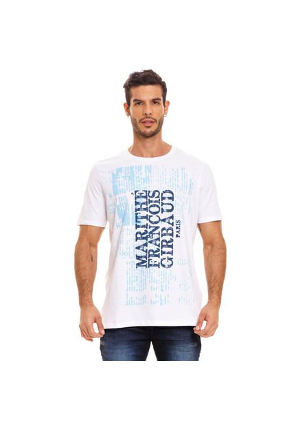 Marithe Francois Girbaud Camiseta Manga Corta Para Hombre Girbaud