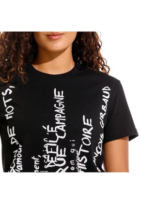 Marithe Francois Girbaud Camiseta Manga Corta Para Mujer Le Marithe Girbaud