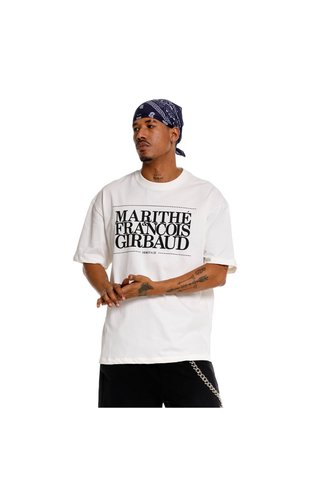 Marithe Francois Girbaud Camiseta Manga Corta Para Hombre Le Monarque Girbaud MARITHE FRANCOIS GIRBAUD