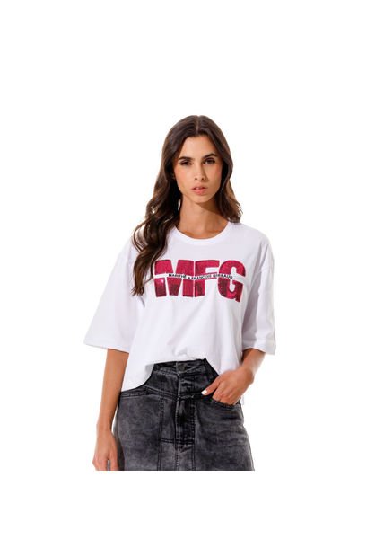 Marithe Francois Girbaud Camiseta Manga Corta Para Mujer Lueur Girbaud