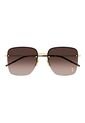 Gafas De Sol Saint Laurent SL312M Dorado Mujer de Yves Saint Laurent