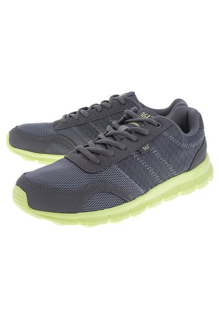 Running Neón Gris Medio-Verde 361°