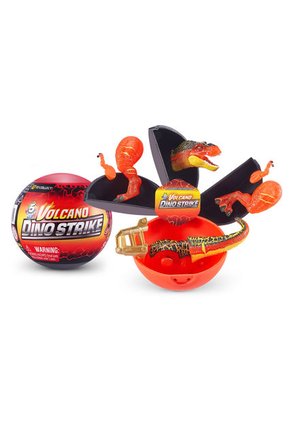 5 Surprise Dino Strike Volcano X3