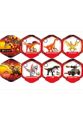 5 Surprise Dino Strike Volcano X3