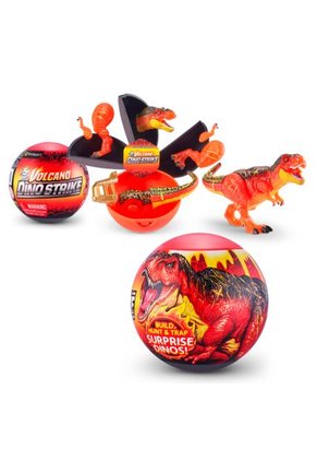 5 Surprise Dino Strike Volcano X3