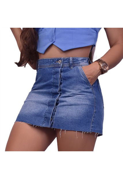 FALDA 701 MUJER 904 AZUL MEDIO Talla 10