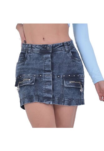 FALDA 701 MUJER 9010 GRIS OSCURO Talla 12 701