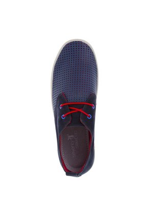 Zapato Casual 74° -Seventy 4 Degrees Azul-Rojo