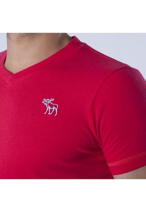 Camiseta Abercrombie & Fitch Roja