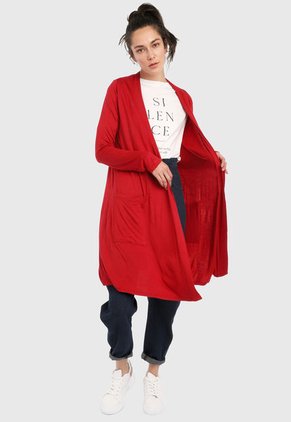 Cárdigan Rojo Active