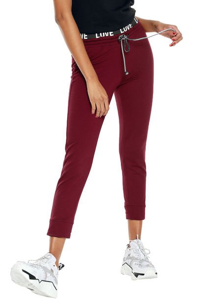Pantalón Vinotinto-Negro Active