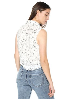 Blusa Blanco-Negro Active