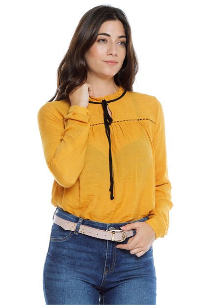 Blusa Mostaza Active