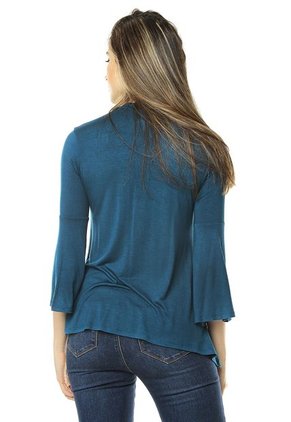 Blusa Azul Turquesa Active