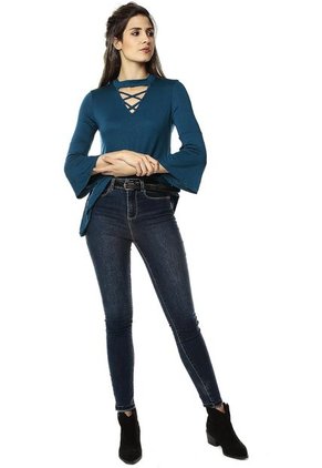 Blusa Azul Turquesa Active