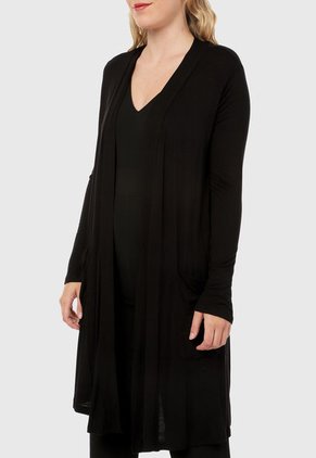 Cárdigan Negro Active