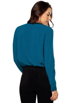 Blusa Azul Petróleo Active