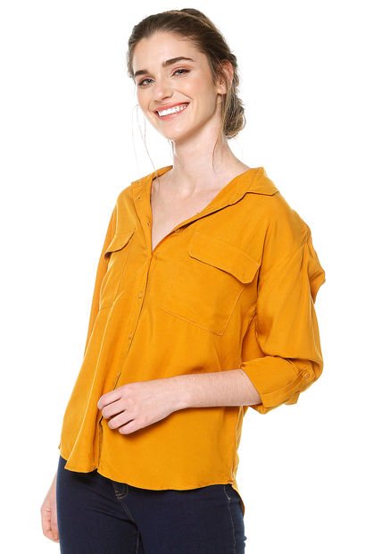 Camisa Mostaza Active