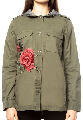 Chaqueta Verde Militar Active