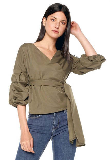 Blusa Verde Oliva Active