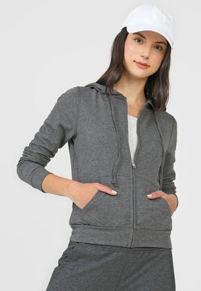 Chaqueta Gris Oscuro Active